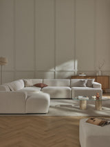 Mira Max Köşe Koltuk Kırık Beyaz