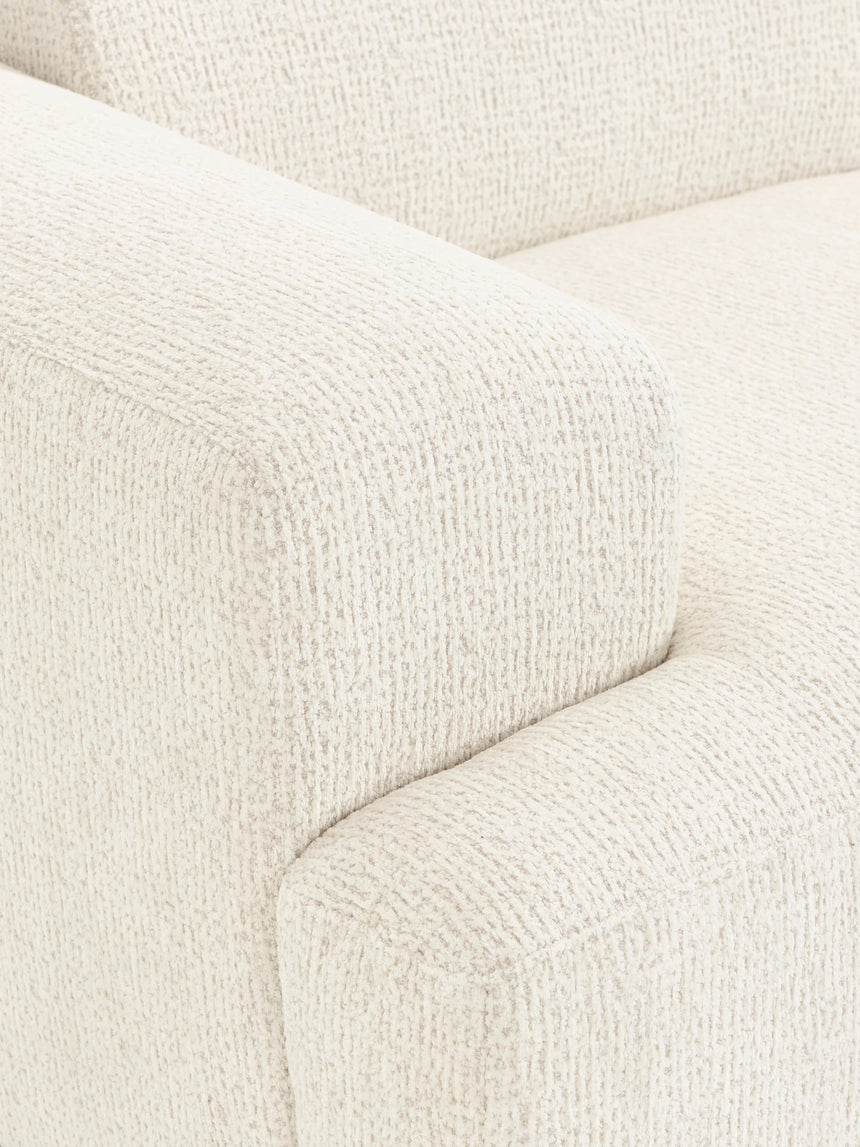 Mira Max Köşe Koltuk Kırık Beyaz Şönil