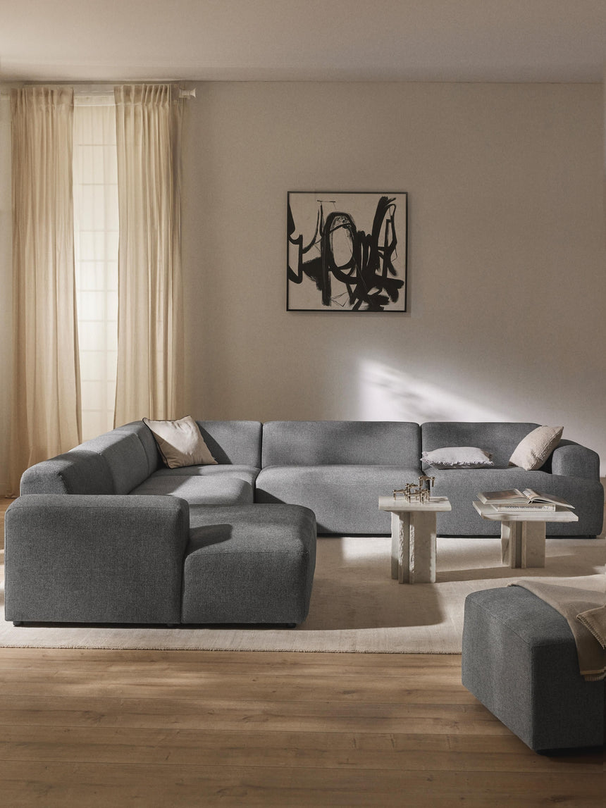 Mira Max Köşe Koltuk Koyu Gri