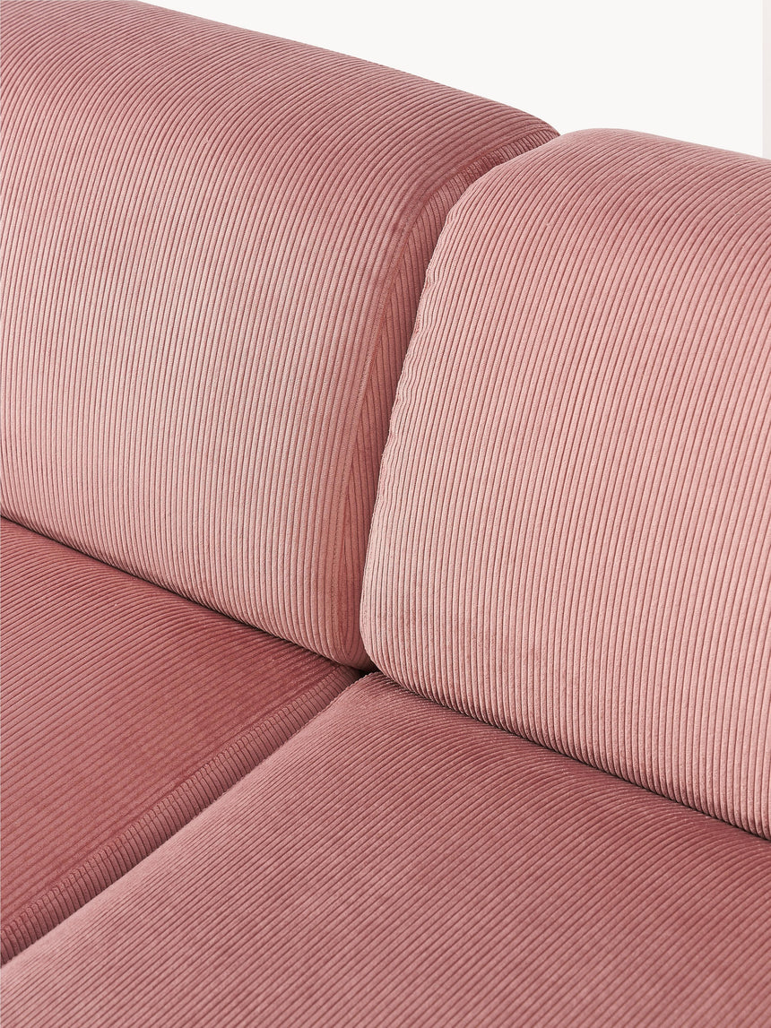 Mira Max Köşe Koltuk Pembe Fitilli
