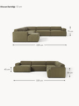 Mira Max Köşe Koltuk Zeytin Yeşili
