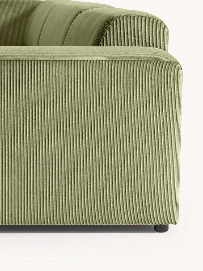 Mira Max Köşe Koltuk Zeytin Yeşili Fitilli