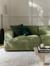 Mira Max Köşe Koltuk Zeytin Yeşili Fitilli