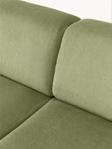 Mira Max Köşe Koltuk Zeytin Yeşili Fitilli