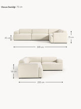 Mira Plus Köşe Koltuk Kırık Beyaz