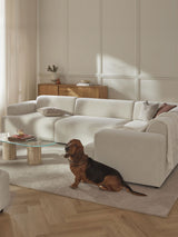 Mira Plus Köşe Koltuk Kırık Beyaz