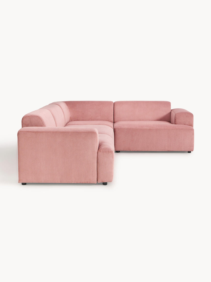 Mira Plus Köşe Koltuk Pembe Fitilli