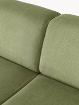 Mira Plus Köşe Koltuk Yeşil Fitilli