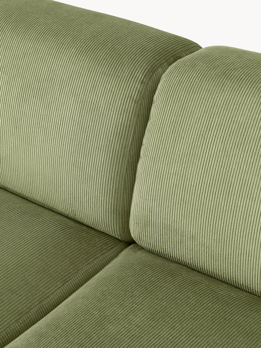 Mira Plus Köşe Koltuk Yeşil Fitilli