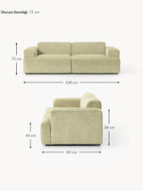 Mira Üçlü Koltuk Açık Yeşil Şönil