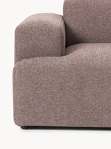 Mira Üçlü Koltuk Antik Pembe