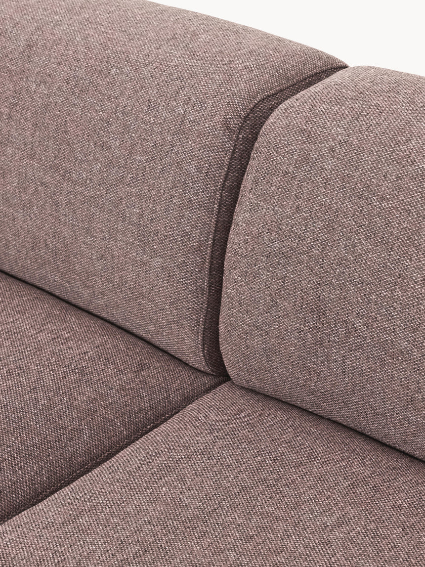 Mira Üçlü Koltuk Antik Pembe