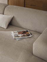 Mira Üçlü Koltuk Bej Fitilli