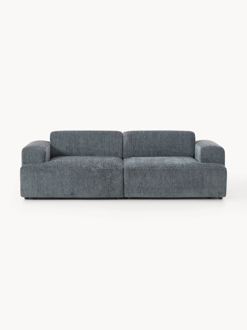 Mira Üçlü Koltuk Gri Mavi Şönil