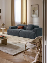 Mira Üçlü Koltuk Gri Mavi Şönil