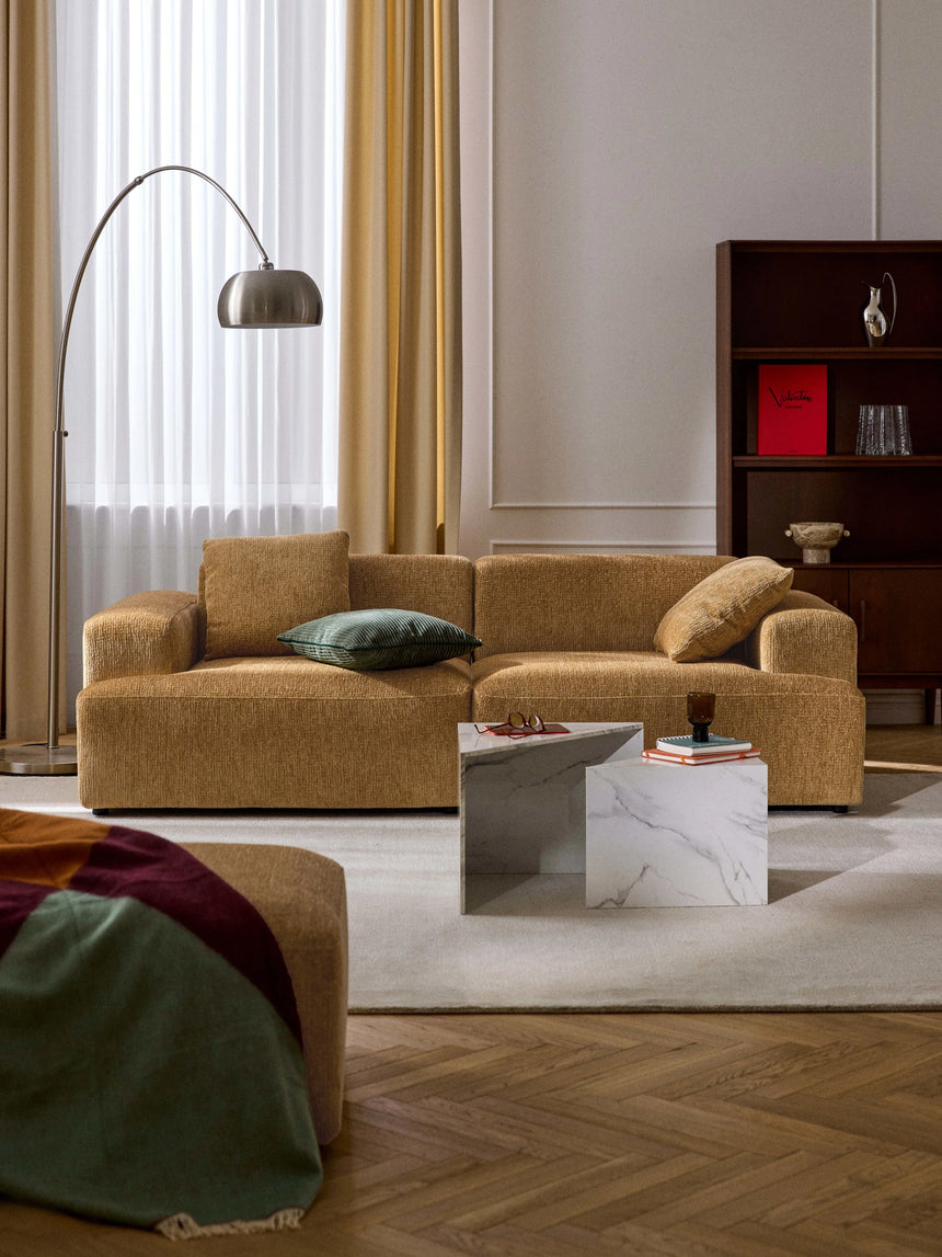 Mira Üçlü Koltuk Hardal Sarısı Şönil