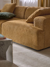 Mira Üçlü Koltuk Hardal Sarısı Şönil