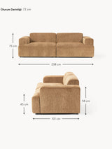 Mira Üçlü Koltuk Kahve Şönil