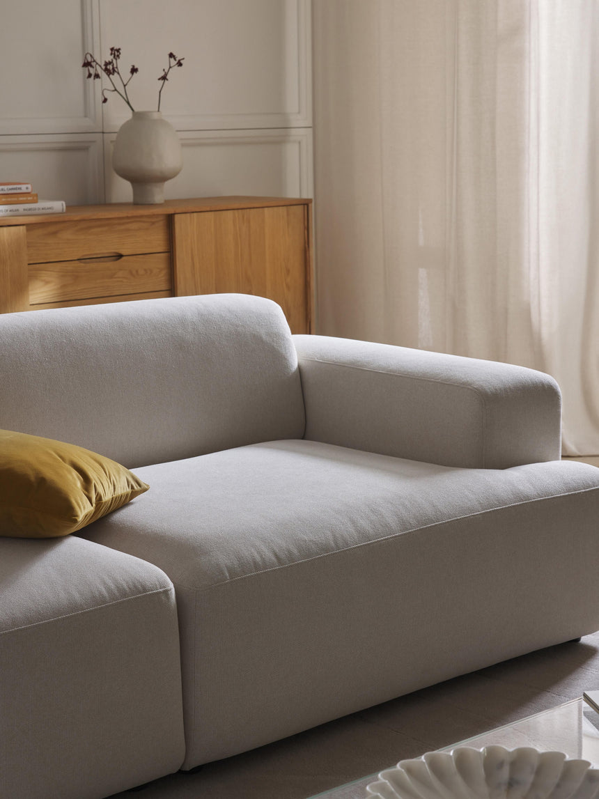 Mira Üçlü Koltuk Kırık Beyaz