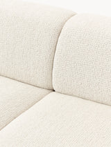 Mira Üçlü Koltuk Kırık Beyaz Şönil