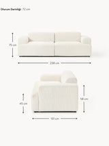 Mira Üçlü Koltuk Kırık Beyaz Şönil