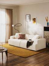 Mira Üçlü Koltuk Kırık Beyaz Şönil