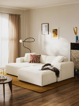 Mira Üçlü Koltuk Kırık Beyaz Şönil