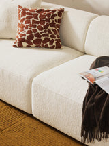 Mira Üçlü Koltuk Kırık Beyaz Şönil