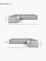 Mira Ultra Köşe Koltuk Açık Gri