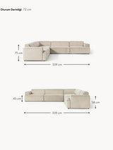 Mira Ultra Köşe Koltuk Bej Fitilli