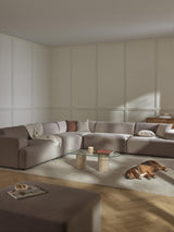 Mira Ultra Köşe Koltuk Boz Kahverengi