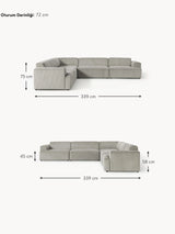 Mira Ultra Köşe Koltuk Gri Fitilli