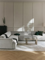 Mira Ultra Köşe Koltuk Gri Fitilli