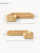 Mira Ultra Köşe Koltuk Hardal Sarısı Şönil