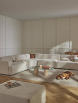 Mira Ultra Köşe Koltuk Kırık Beyaz