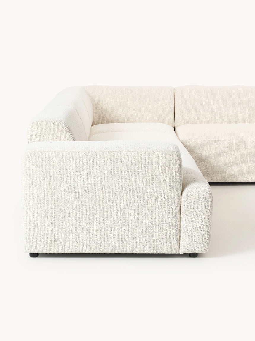 Mira Ultra Köşe Koltuk Kırık Beyaz Şönil