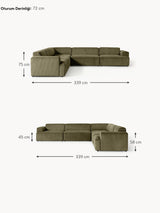Mira Ultra Köşe Koltuk Zeytin Yeşili
