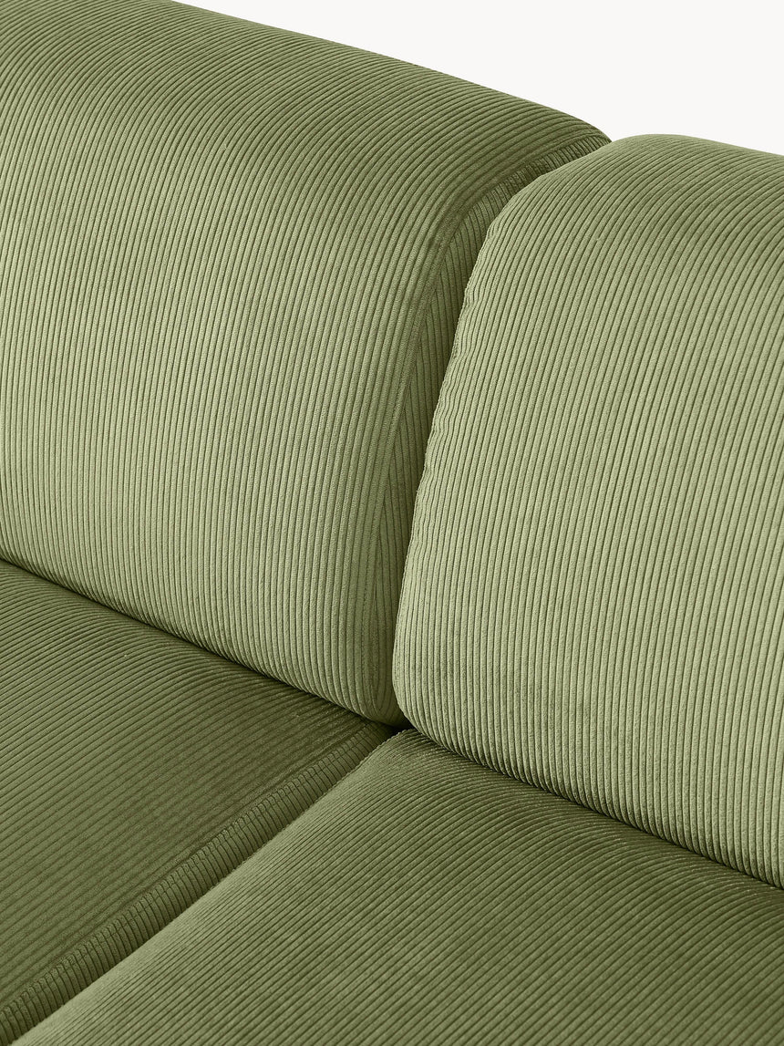 Mira Ultra Köşe Koltuk Zeytin Yeşili Fitilli