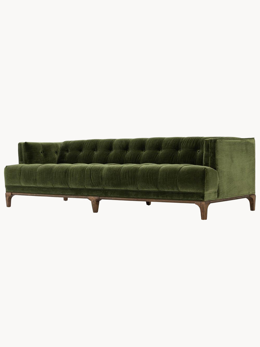 Mirza Dörtlü Chester Koltuk Zeytin Yeşili