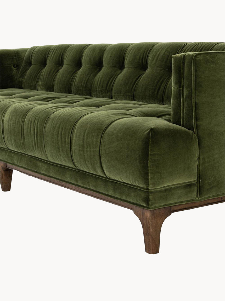 Mirza Dörtlü Chester Koltuk Zeytin Yeşili