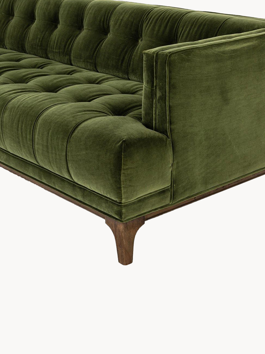 Mirza Dörtlü Chester Koltuk Zeytin Yeşili