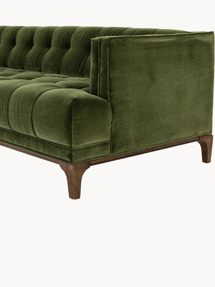 Mirza Dörtlü Chester Koltuk Zeytin Yeşili