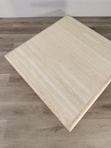 Mirza Vintage Traverten Mermer Kare Orta Sehpa