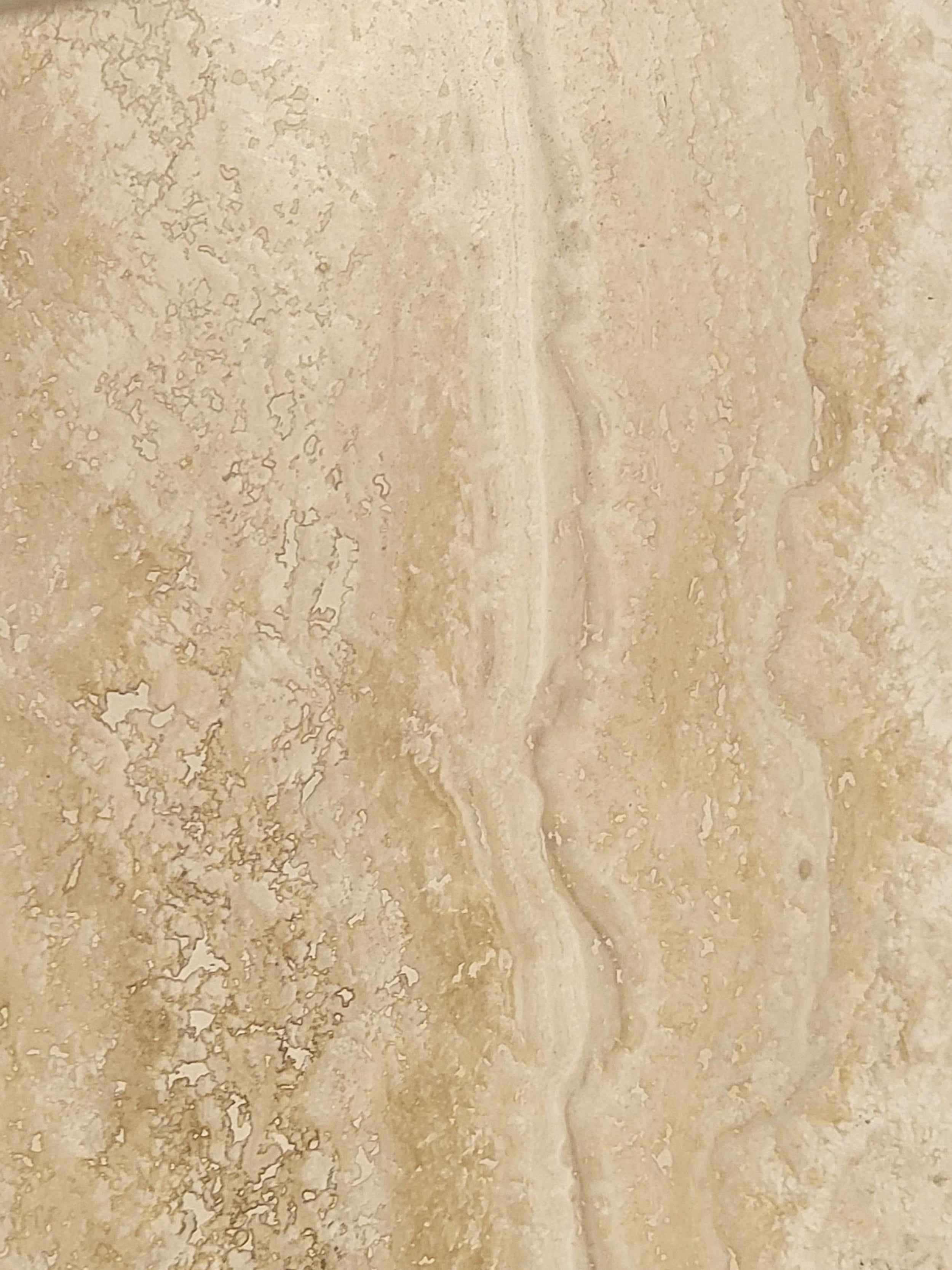 Mirza Vintage Traverten Mermer Kare Orta Sehpa