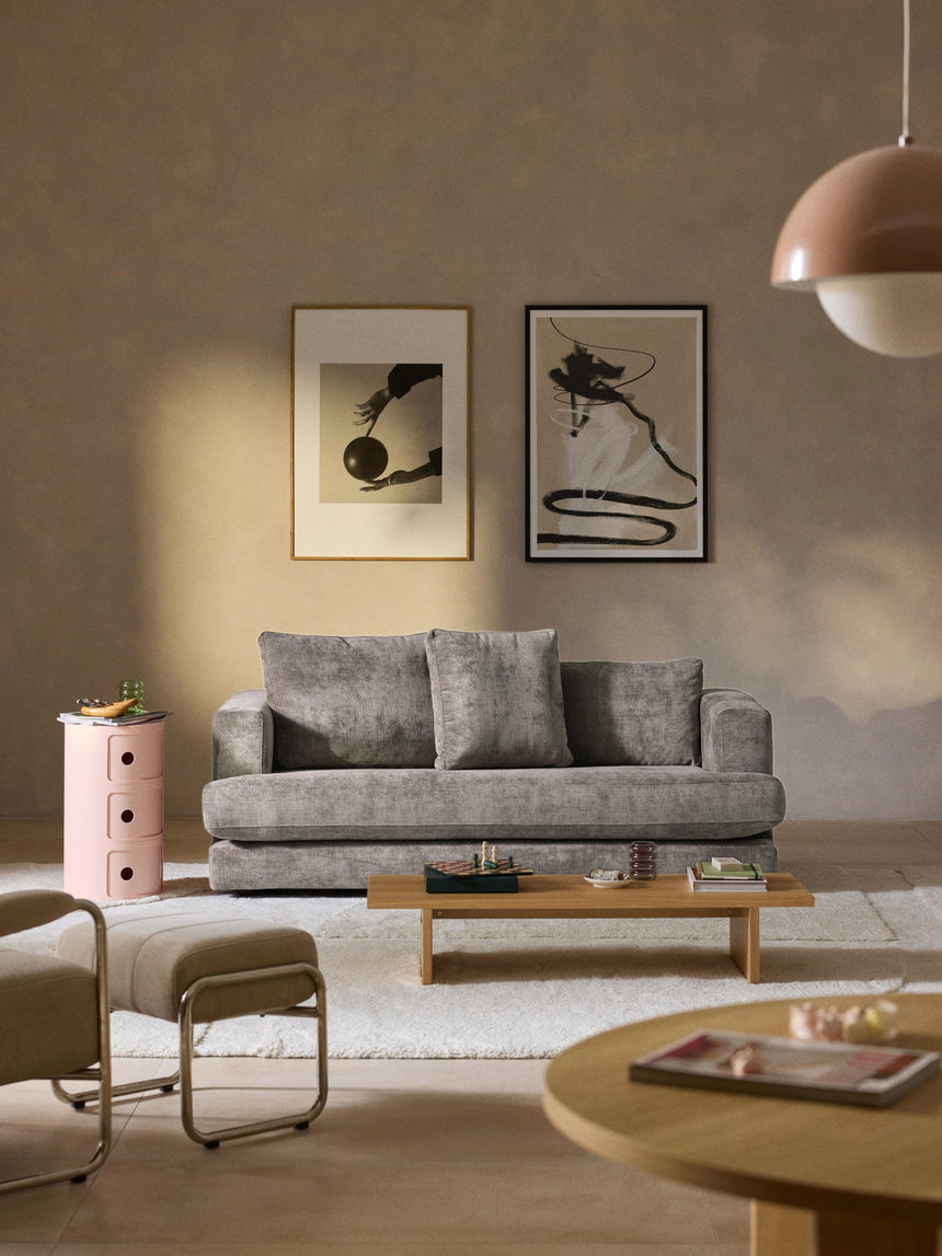 Model İkili Koltuk Boz Kahverengi