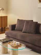 Model İkili Koltuk Koyu Kahve Bukle