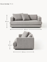 Model İkili Koltuk Gri Bukle