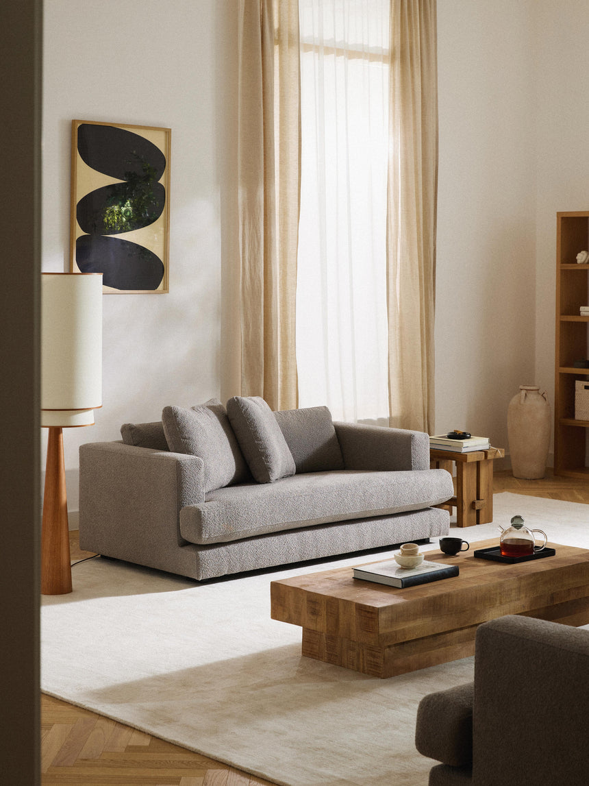 Model İkili Koltuk Gri Bukle