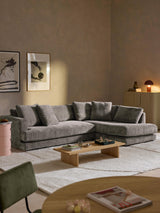 Model Köşe Koltuk Boz Kahverengi