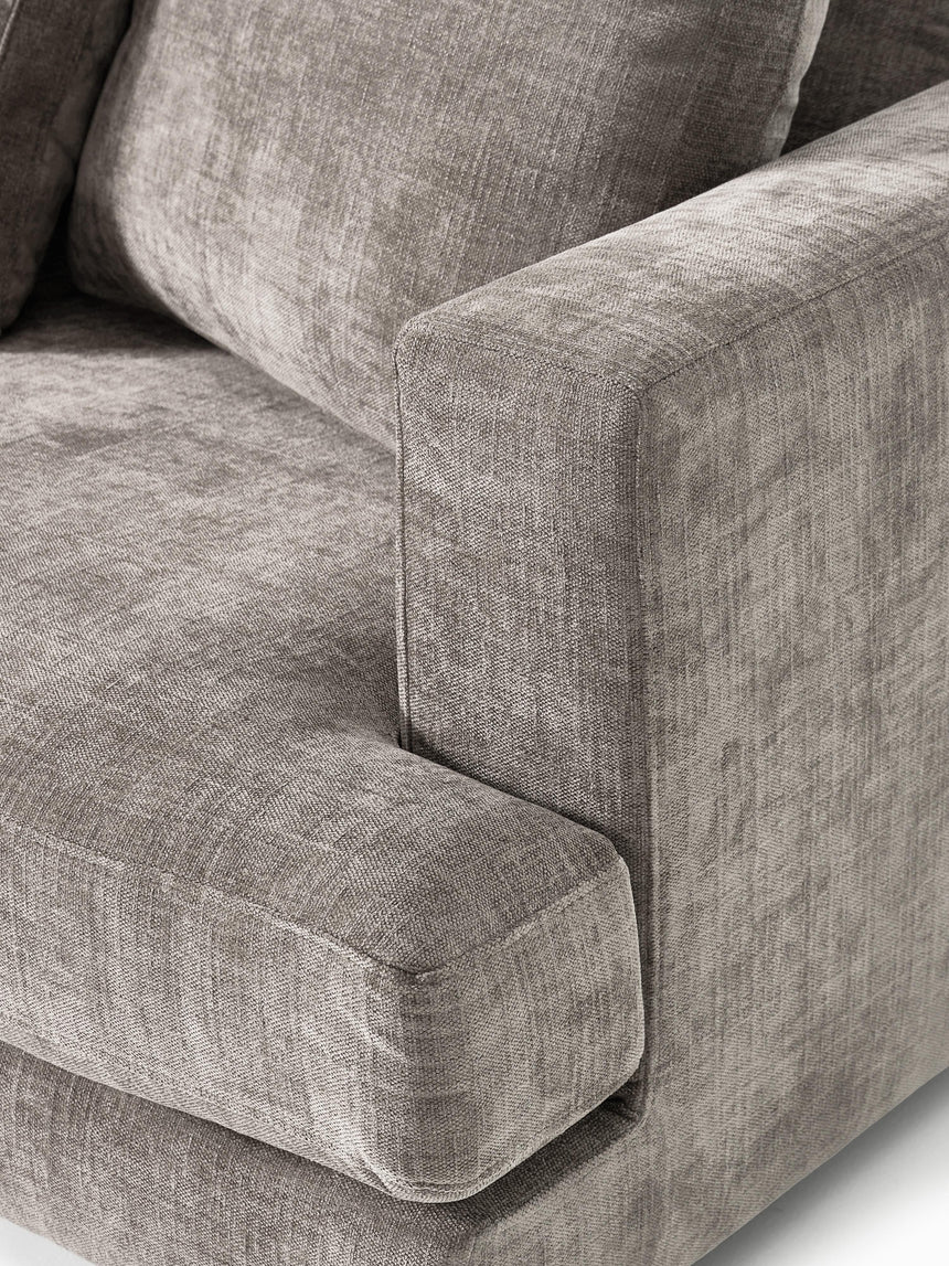 Model Köşe Koltuk Boz Kahverengi